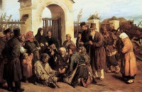 В. Васнецов. Нищие певцы (Богомольцы)