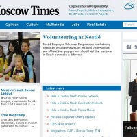 Газета The Moscow Times запустила проект о КСО